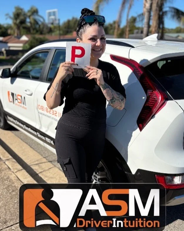 Happy Days! Well done, Jade. Good luck on the roads, adventures await. #pplates #asmdriverintuition