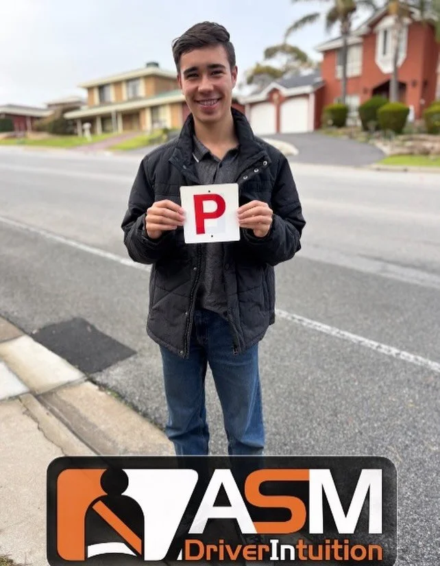 Nothing like passing a test on a chilly morning to get the blood pumping. Great job Ryan! Great kick off to the school holidays. All the best on the roads. #pplates #asmdriverintuition