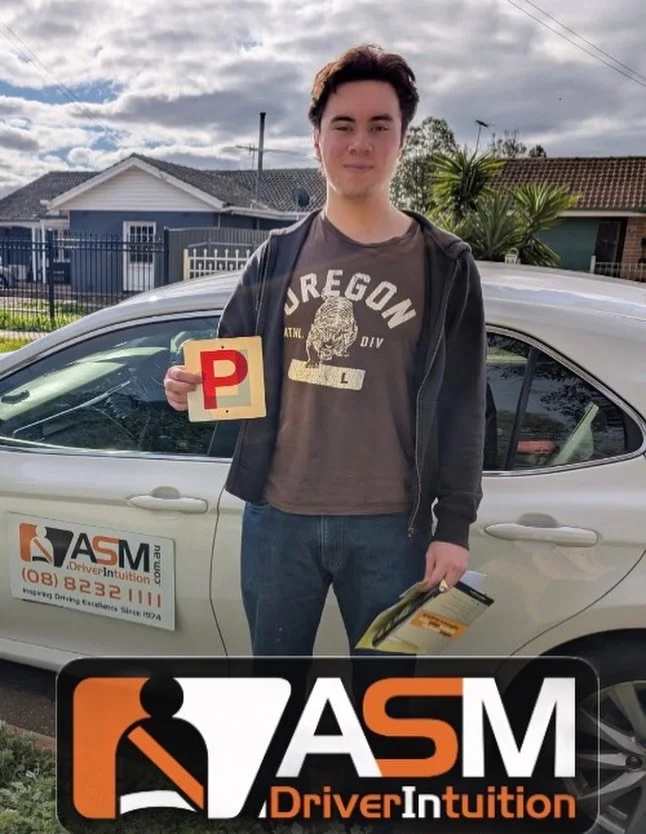 Great job Matthew, it&rsquo;s wonderful to see you succeed in your driving. All the best on your new adventures. #pplates #asmdriverintuition