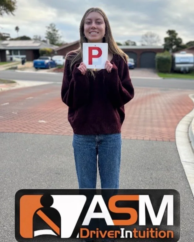 Well done Hunter, the traffic gods smiled on you today. It&rsquo;s been a pleasure to be part of your driving journey. #pplates #asmdriverintuition