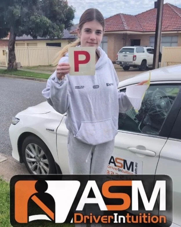 Just like that, you&rsquo;re on the road. Well Done, Scarlett. Enjoy all your new adventures. #pplates #asmdriverintuition