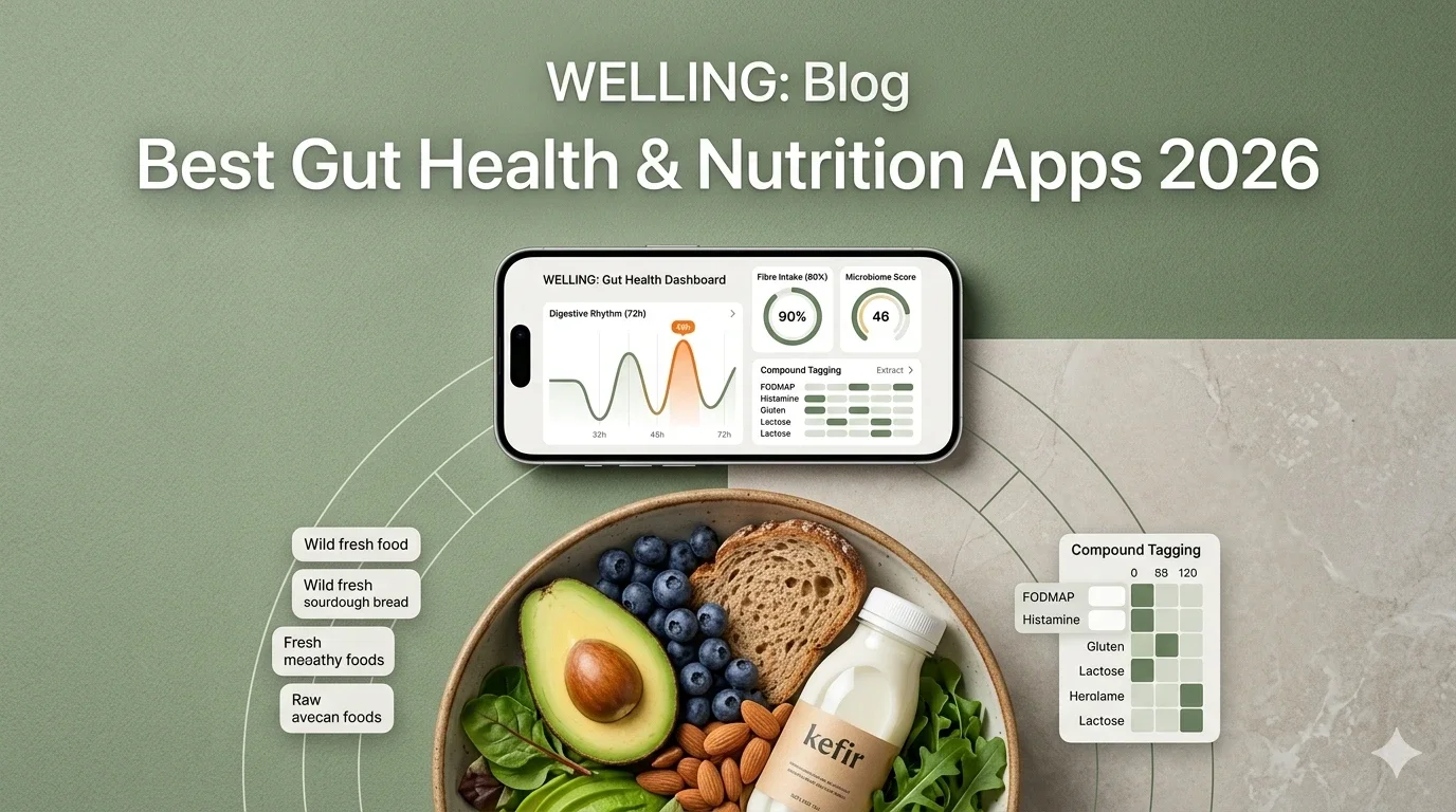 Best Gut Health and Nutrition Apps 2026