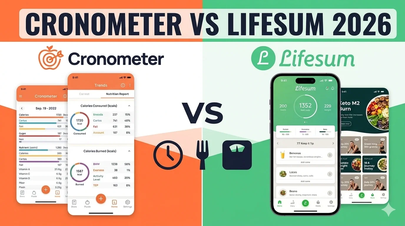 Cronometer vs Lifesum 2026: Which Nutrition App Is Better?