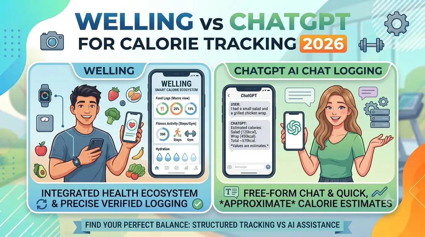 Welling vs ChatGPT for Calorie Tracking 2026: Which Actually Works?