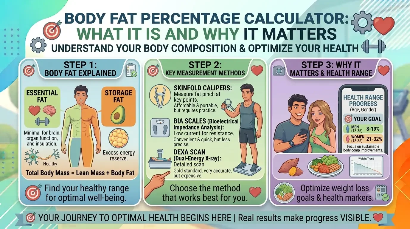 Body Fat Percentage Calculator: What It Is and Why It Matters