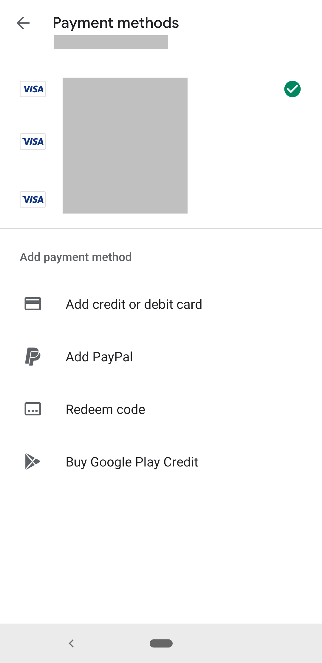 Welling app Google Play Store payment screen showing how to tap Redeem Code to claim 1 month free