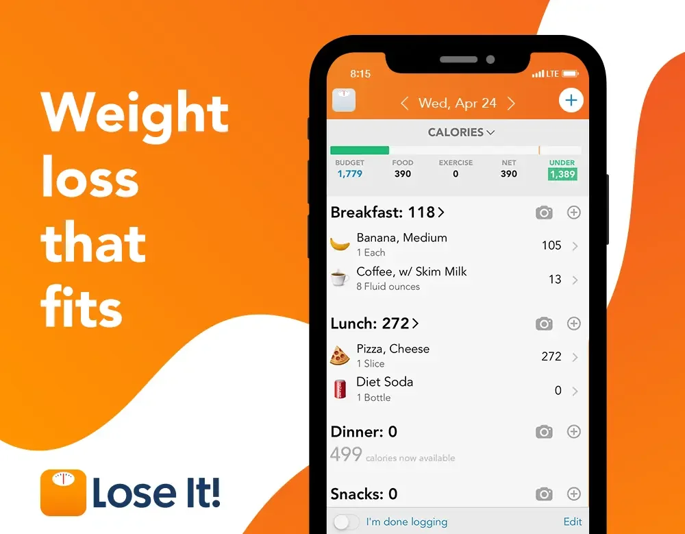 loseit-app-compare