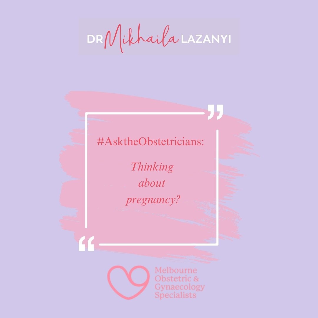 Dr Mikhaila joined Epworth HealthCare&rsquo;s #AsktheObstetricians series to discuss pre-pregnancy health.

Watch on YouTube: https://youtu.be/aB4UuJ11-3A?si=Q6aaHG26Sm2RUAJd 

00:00 - Introduction from Dr Mikhaila Lazanyi
00:16 - What can I do to en