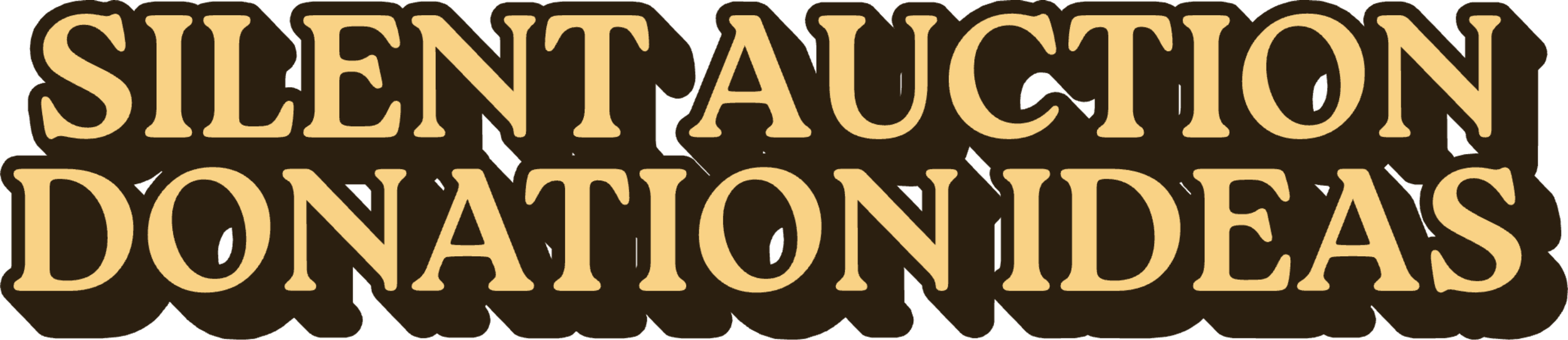 Silent Auction Donation Ideas