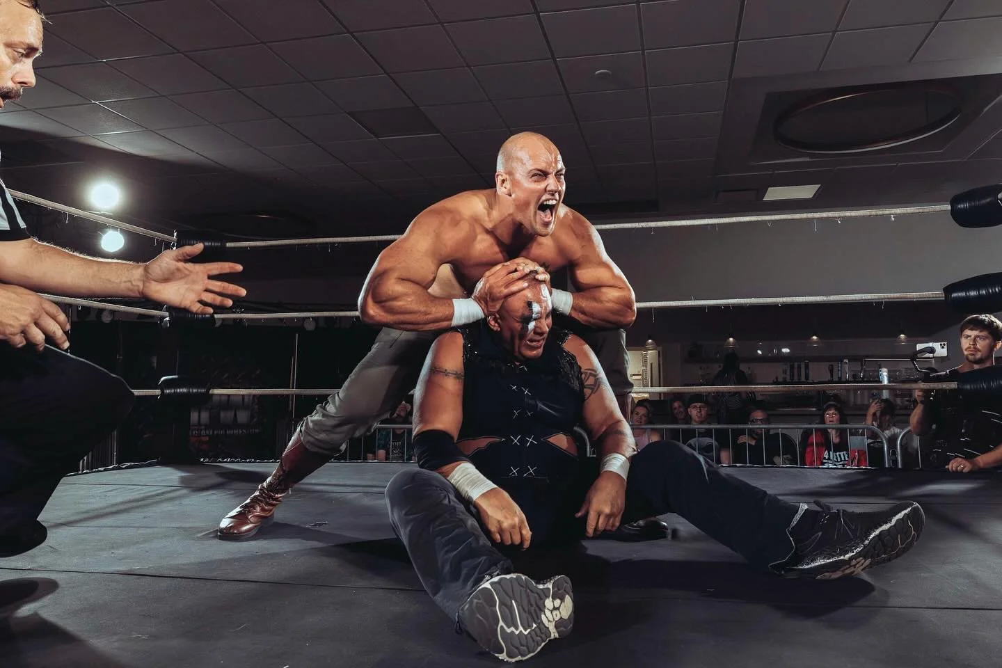 Last night was one for the books! 
@vancouverislandprowrestling brought in wrestling legend @pcoisnothuman for their 12th anniversary shows this weekend and I have the privilege of being ringside to capture all the action. @vanbruggen01 gave PCO ever