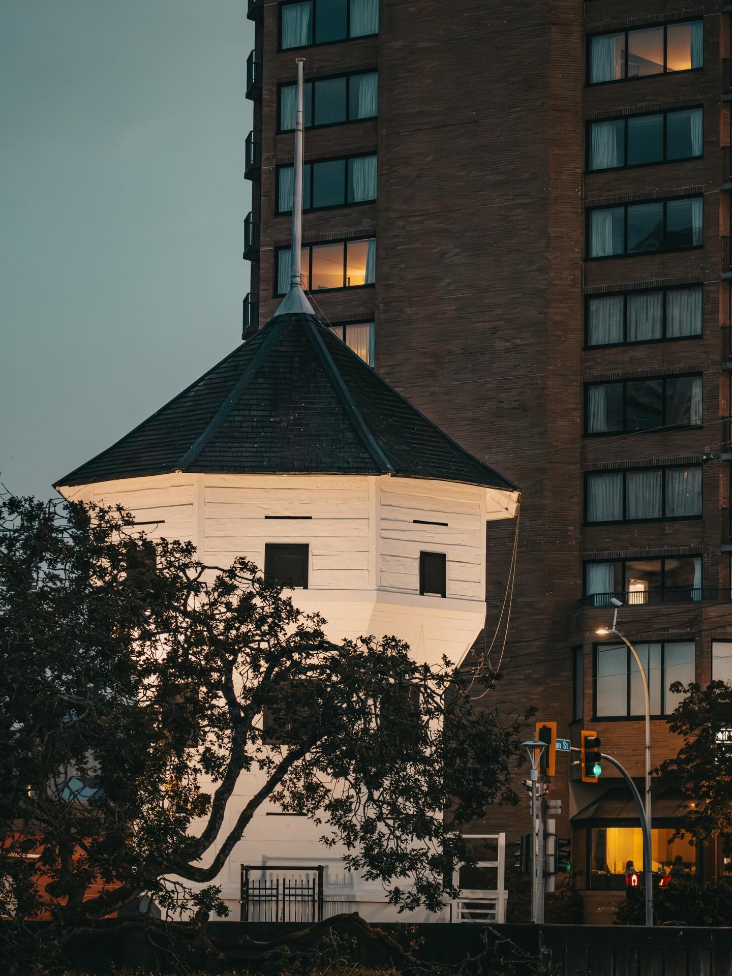 Always looking for fresh perspectives of the Bastion in downtown Nanaimo. 
Amazing that a little wooden fortress has stood as Nanaimo&rsquo;s most iconic building for over a century and a half