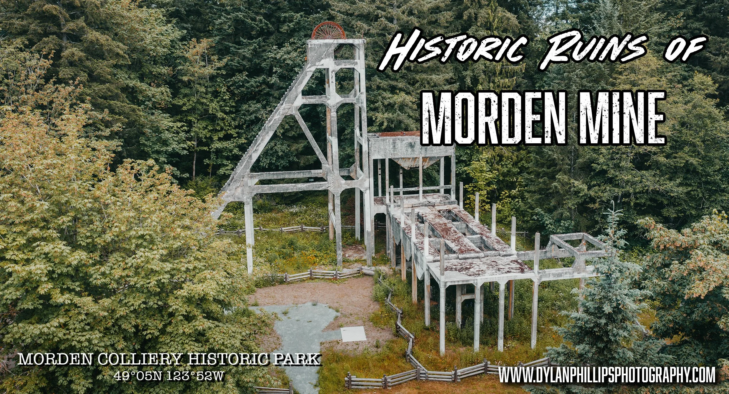 Morden Colliery Historic Provincial Park, Vancouver Island BC - Dylan Phillips Photography
