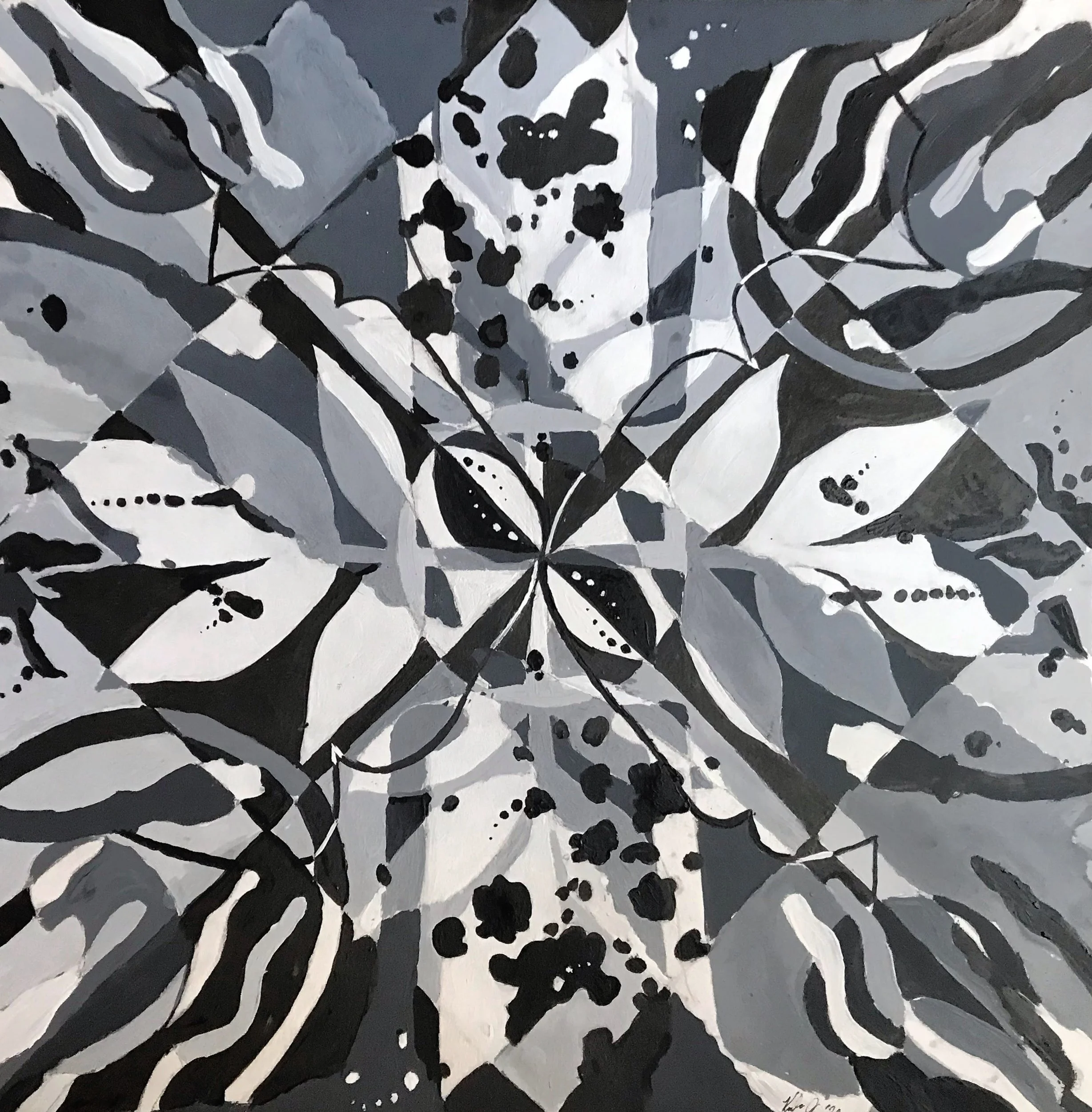 'Radial' , Acrylic