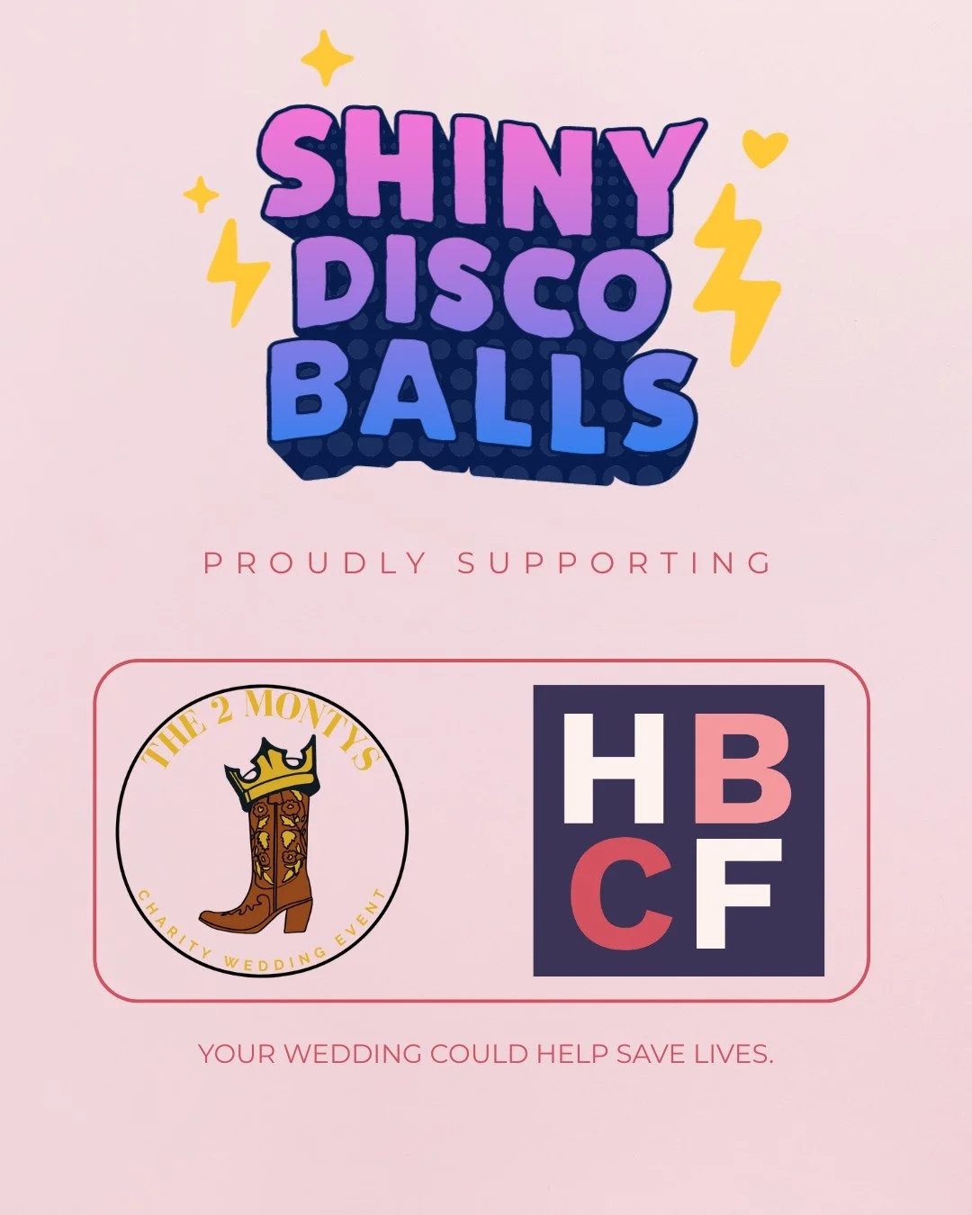 VENDOR ANNOUNCEMENT: SHINY DISCO BALLS 🪩

We&rsquo;re stoked to have @shinydiscoball_ onboard our  2 Montys Charity Wedding Event, bringing serious sparkle with a disco ball package valued at $979.

This iconic setup will have the dance floor floode