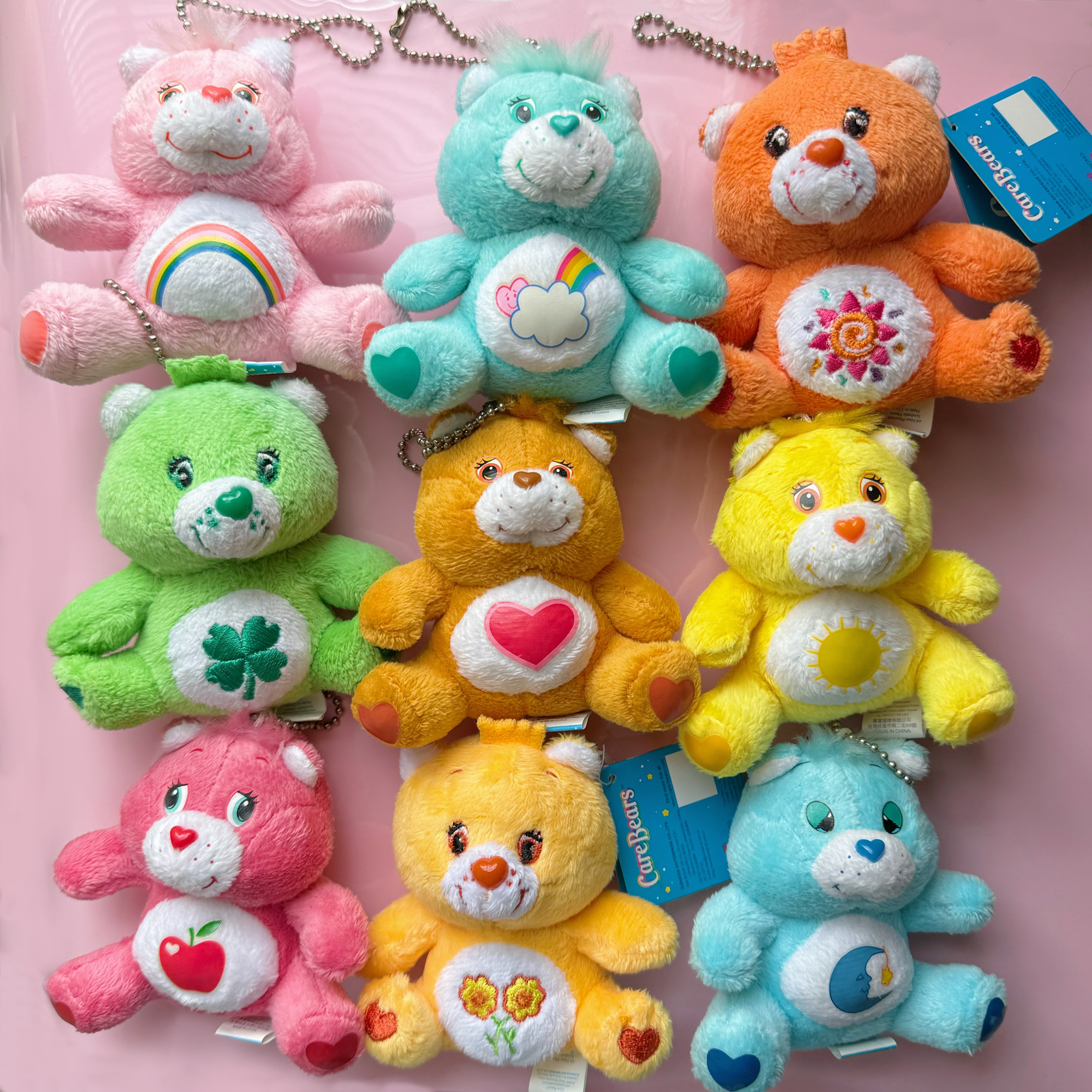 Plush Care Bears Key Chain
