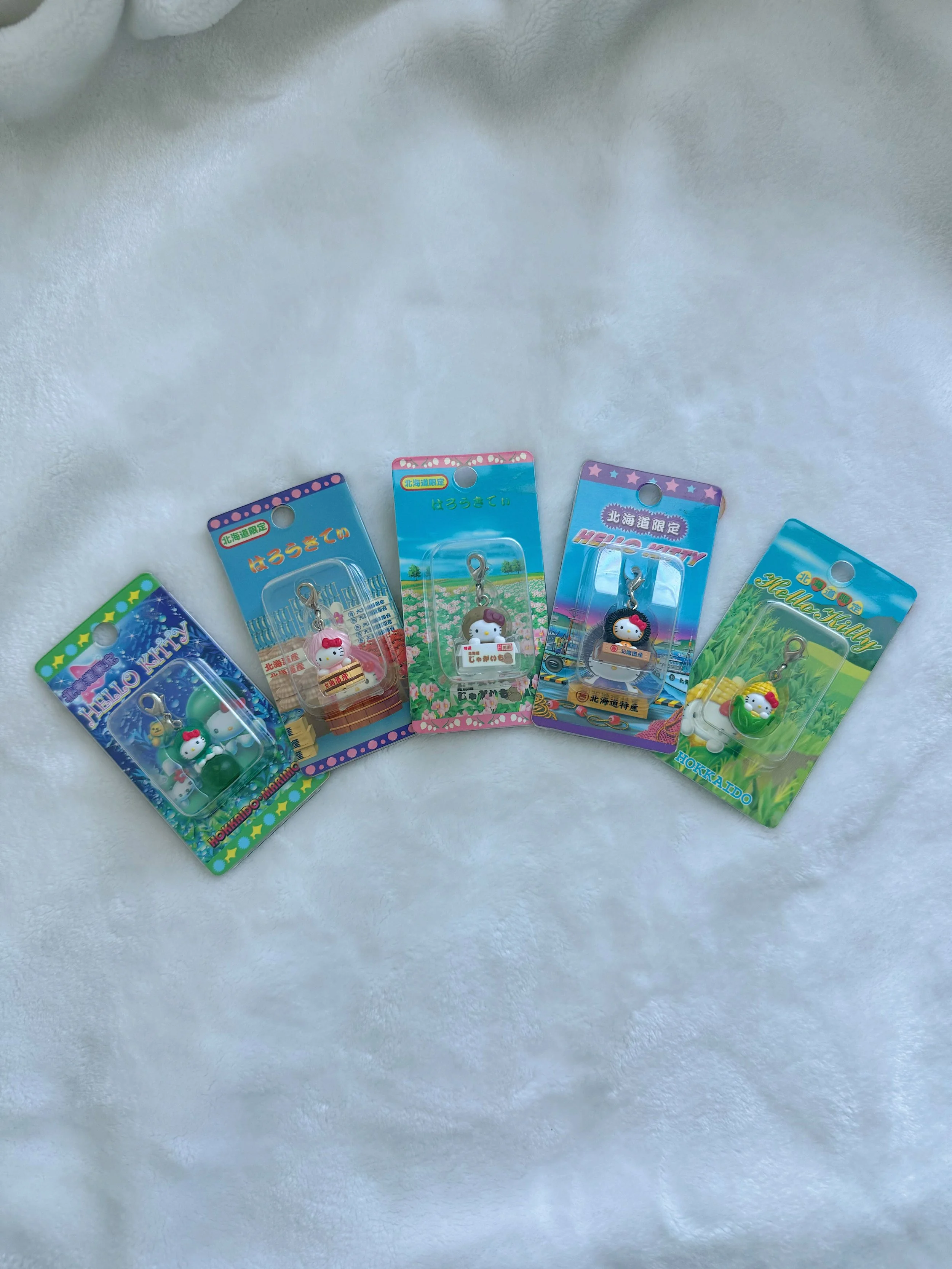 Vintage Hello Kitty Regional Charms