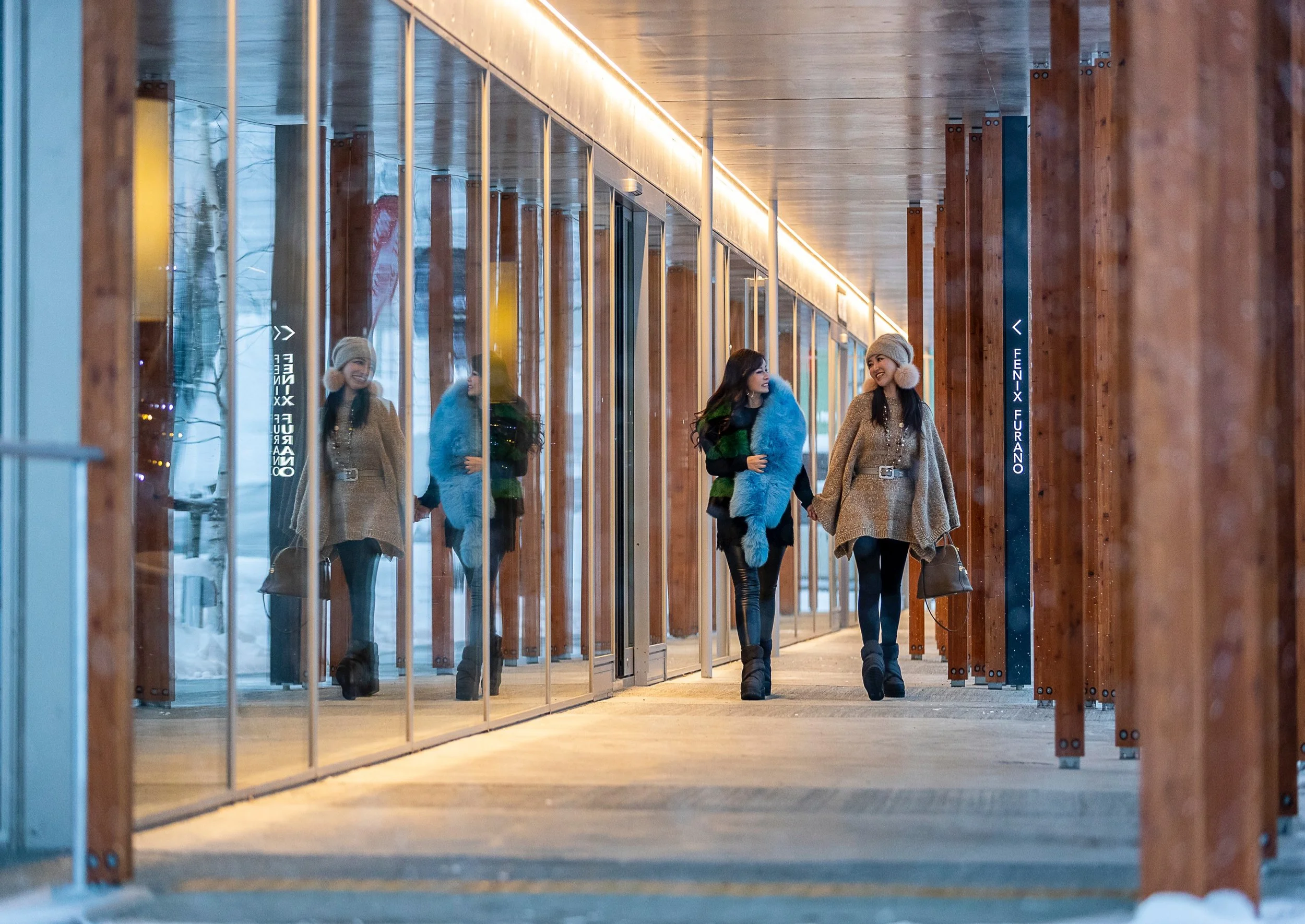 Guests at Hotel Exterior - Fenix Furano - Furano