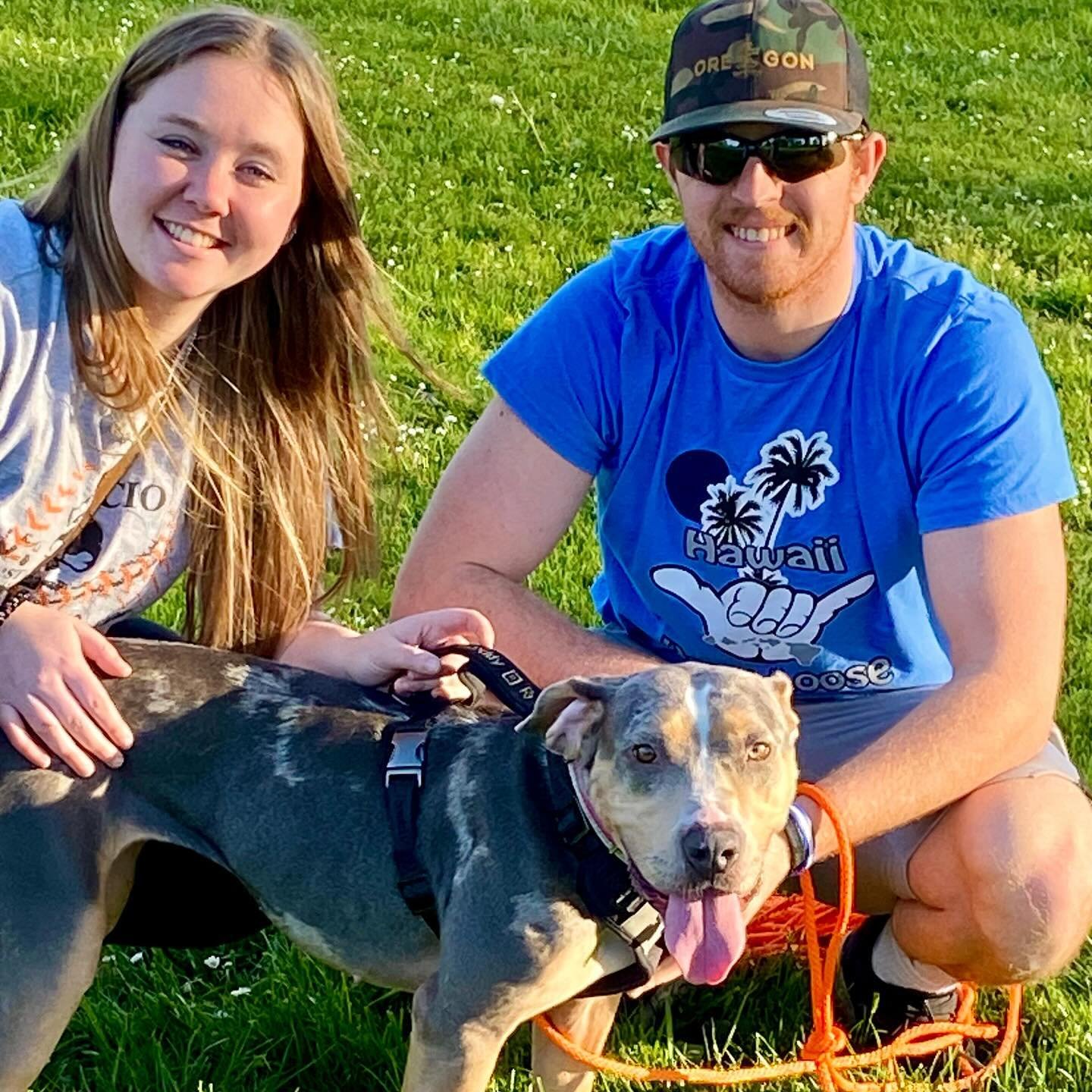 We have a very special and long awaited adoption announcement to make&hellip;

Our longest resident Trixie aka Twix, Muscle Mami, Slinky has OFFICIALLY been adopted!!! 🙌🏼🥳🎉

We are so over the moon because her new mom and dad knew she was &ldquo;