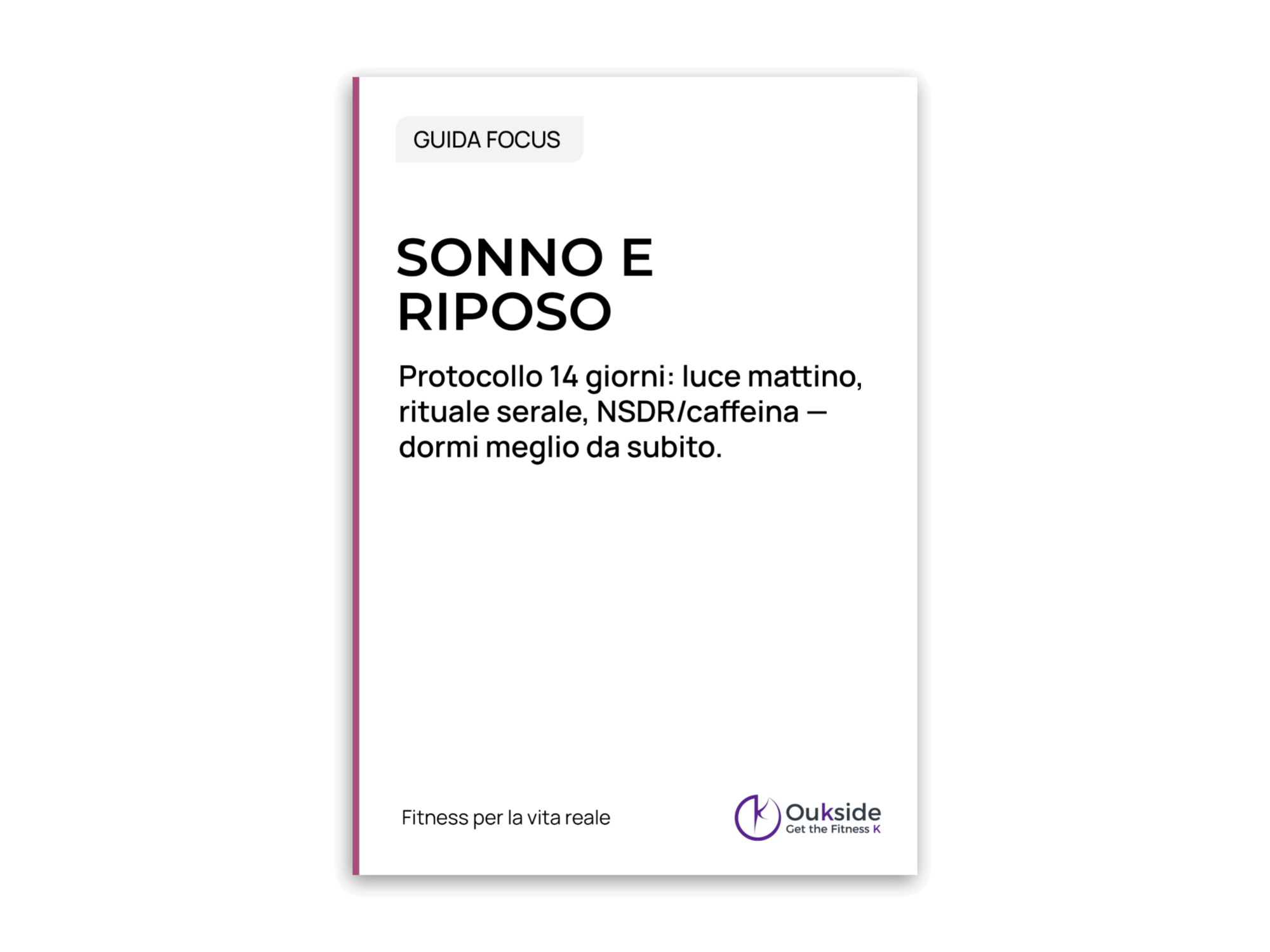 Sonno e Riposo – Guida Focus