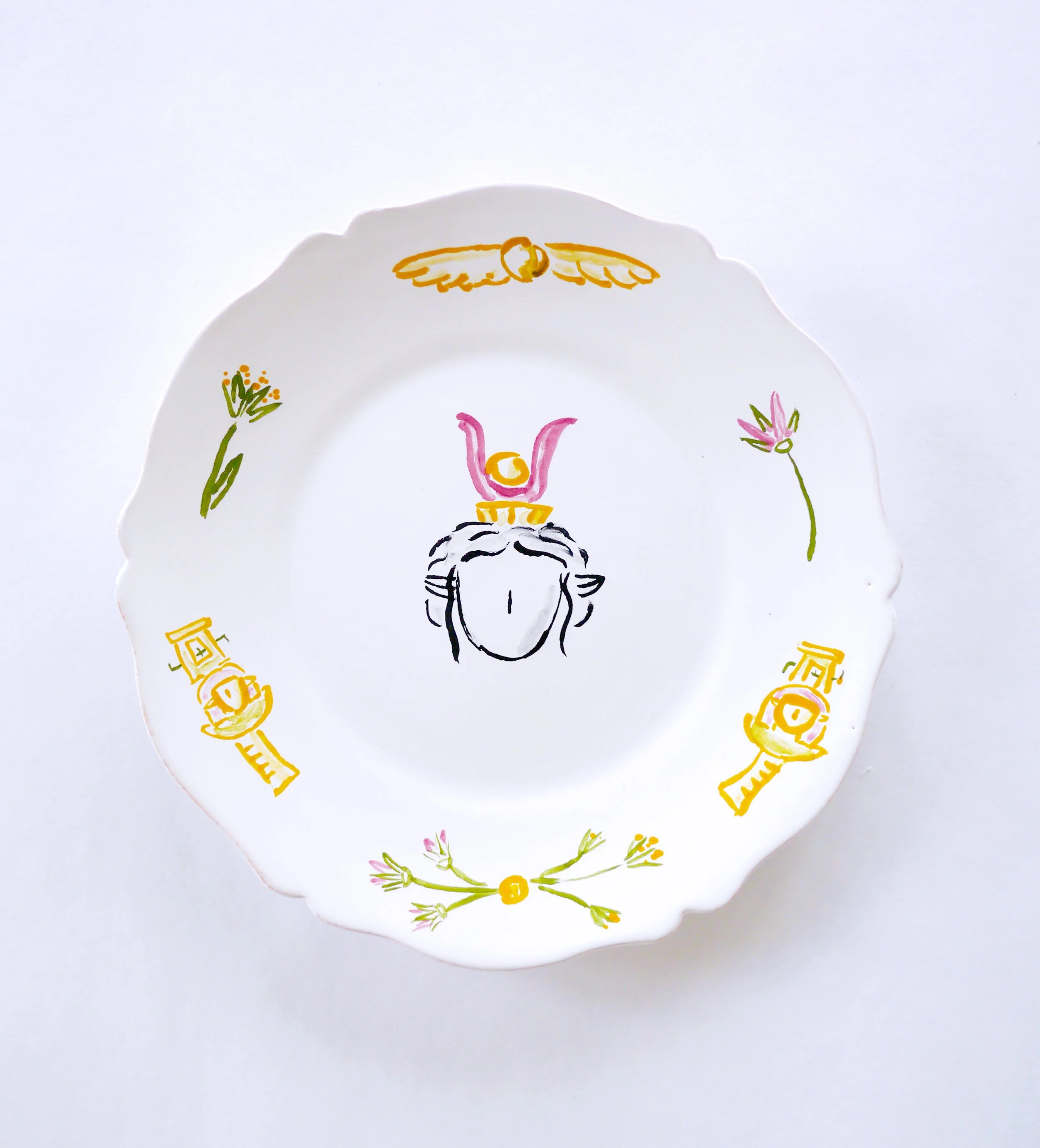 Ceramic Plate - Hathor