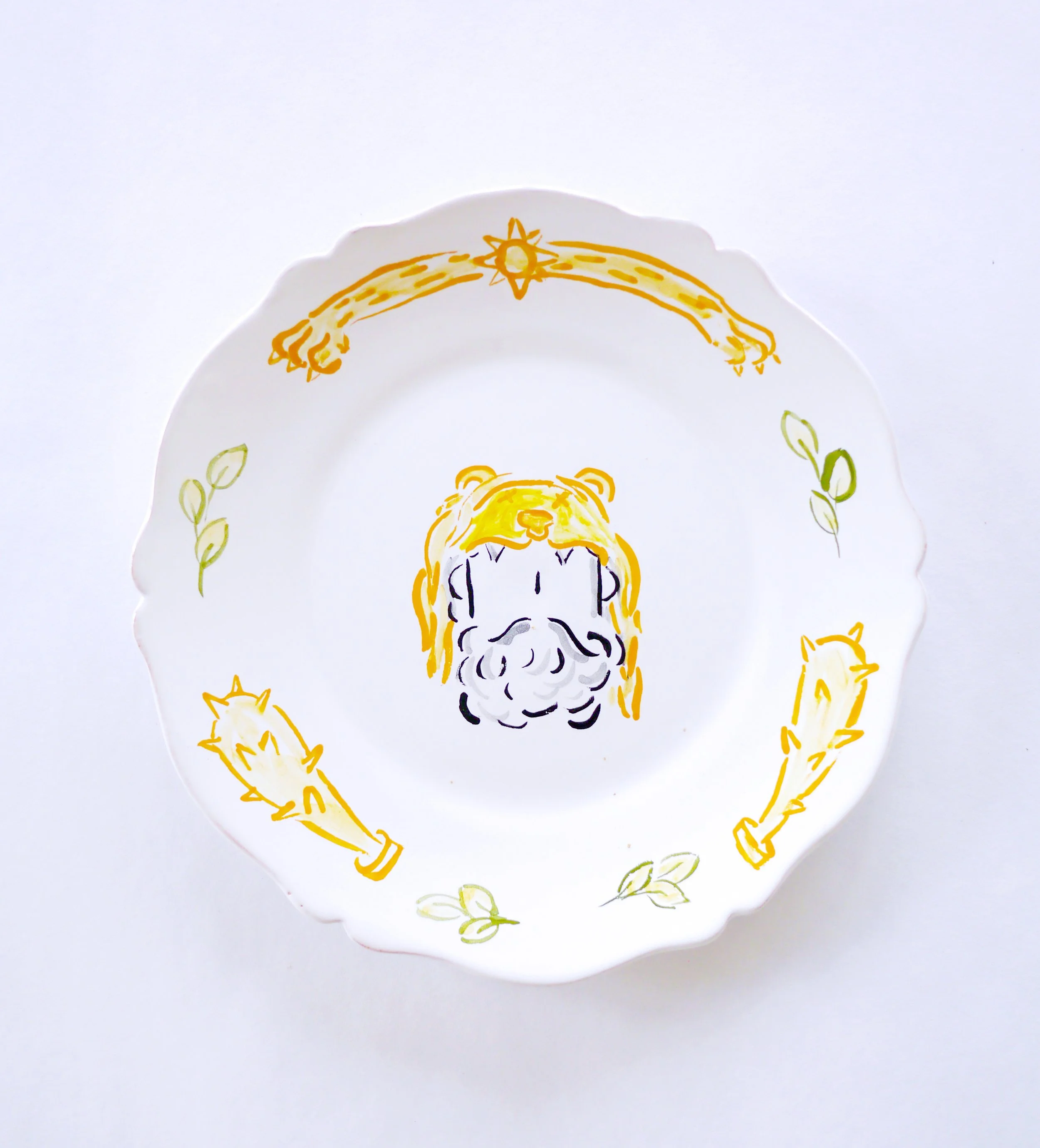 Ceramic Plate - Hercules