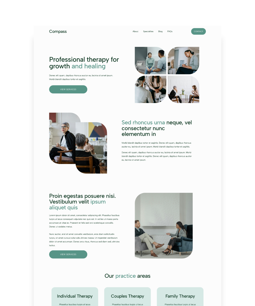 Compass — Squarespace 7.1 Website Template