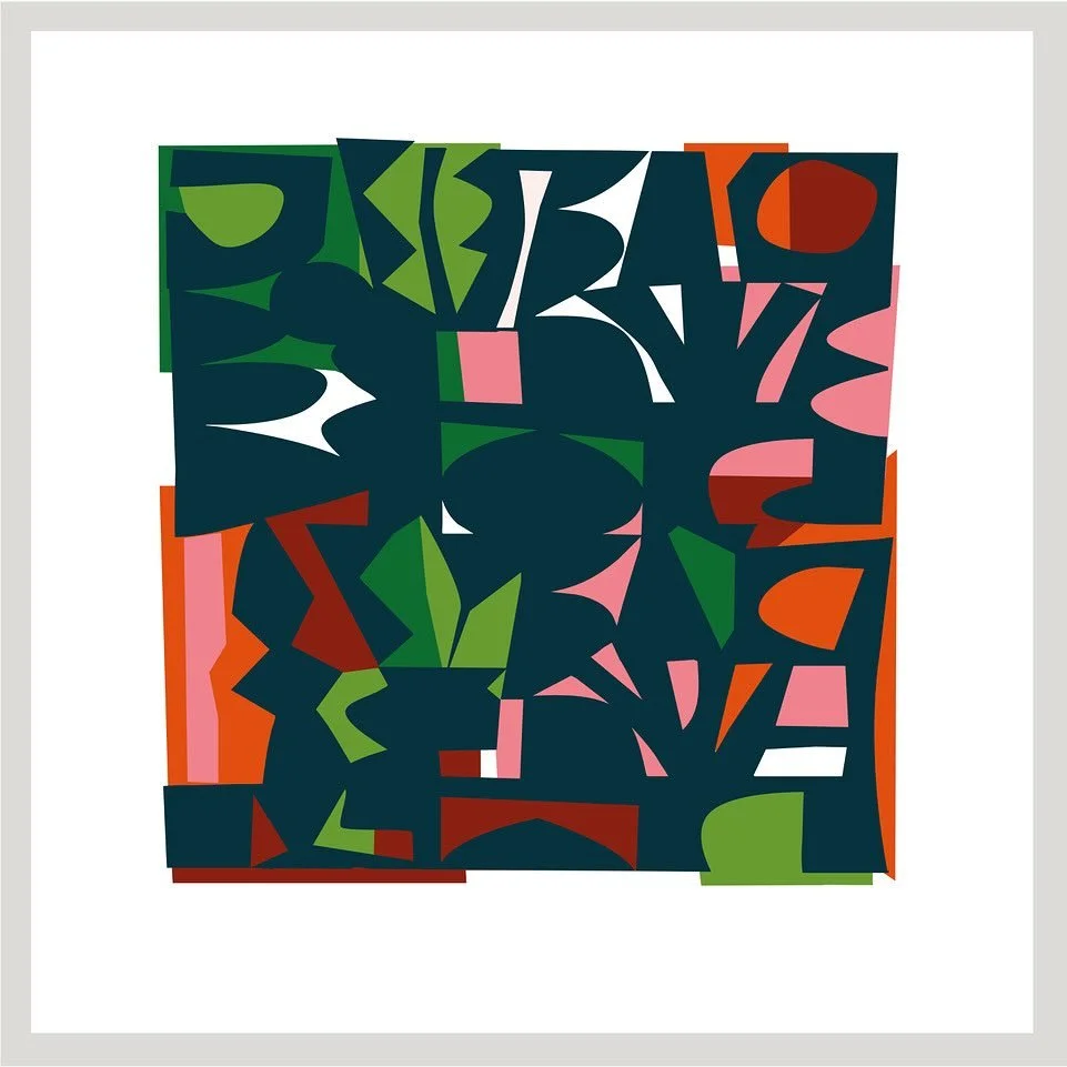 A new print design based on the Majorelle Gardens, Marrakesh. Inspired by a visit to Morocco a while back. Cant decide which colourway I prefer. The pinks or the blues?
Looking forward to a new trip to Monets Gardens at Giverny shortly. Very excite