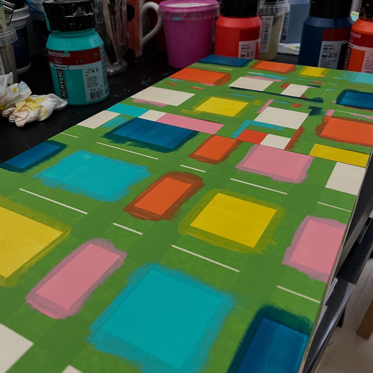 I have not posted much in recent weeks as I have been either in my studio with work in progress or away&hellip;. Lots of new work happening at the moment.