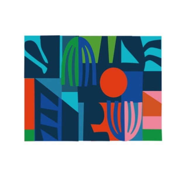 The first of 12 images from my new work for 2026. Made using some of my sketches from gardens that I visited during 2025. 

Shape and colour are my visual language. I like to strip away all detail to reveal a much more simplified form. I love to play