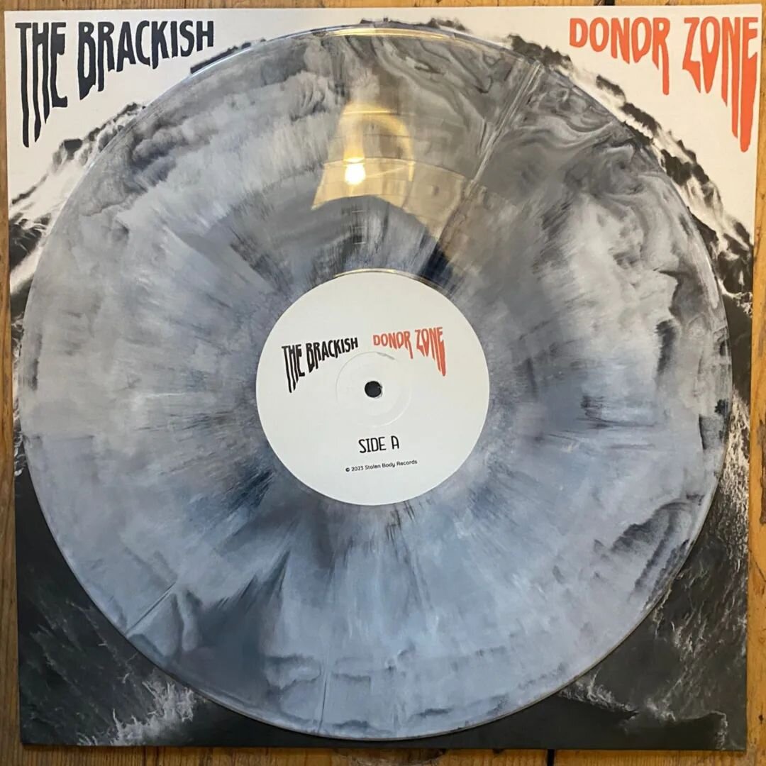 'Donor Zone' vinyl has arrived and you can buy it here https://www.thebrackish.co.uk/ Recorded live in a barn in Wiltshire, engineered by @ninevoltleap and mastered by @stephen_kerrison , it's come out great! Thanks to @stolenbodyrecords for releasin
