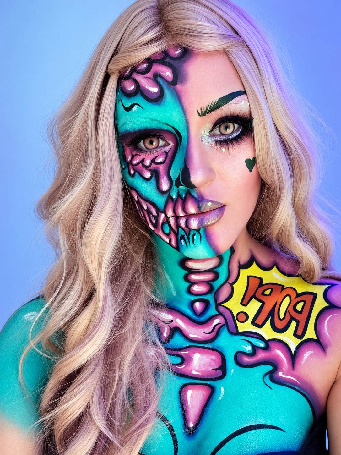Halloween face and body painting for events