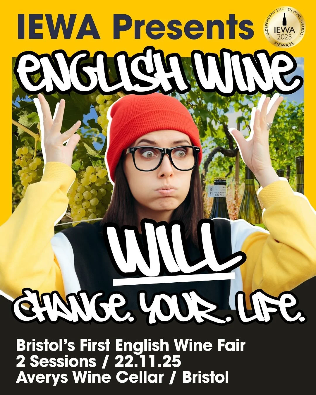 ‘English Wine Will Change Your Life’ 🍷🔥
Our first ever English Wine Fair is LIVE!
Not your average wine event: No, this is a full-on English wine wake-up call - fizz, white, rosé, red & orange - 15 producers, 70 wines, all