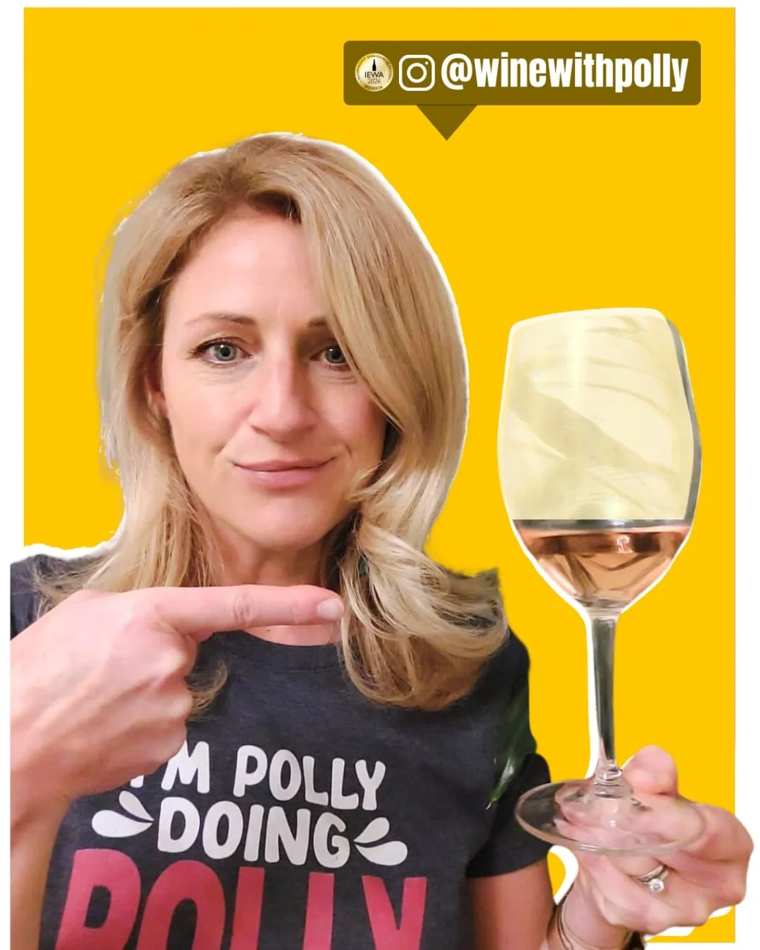 Hey @winewithpolly 👋🥂🍷

We&rsquo;re delighted to wine welcome educator / entertainer Polly Gibson to the #IEWA26 judging panel, joining us for a debut appearance this year.

Founder of Wine With Polly, an events and education business based in Wes