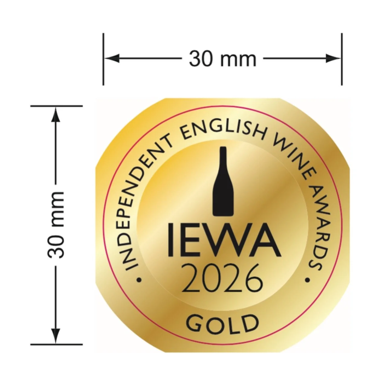 IEWA26 stickers are now in stock and available from our website! 🙌🔥🥂 

#IEWA26 #englishwine #winecompetition