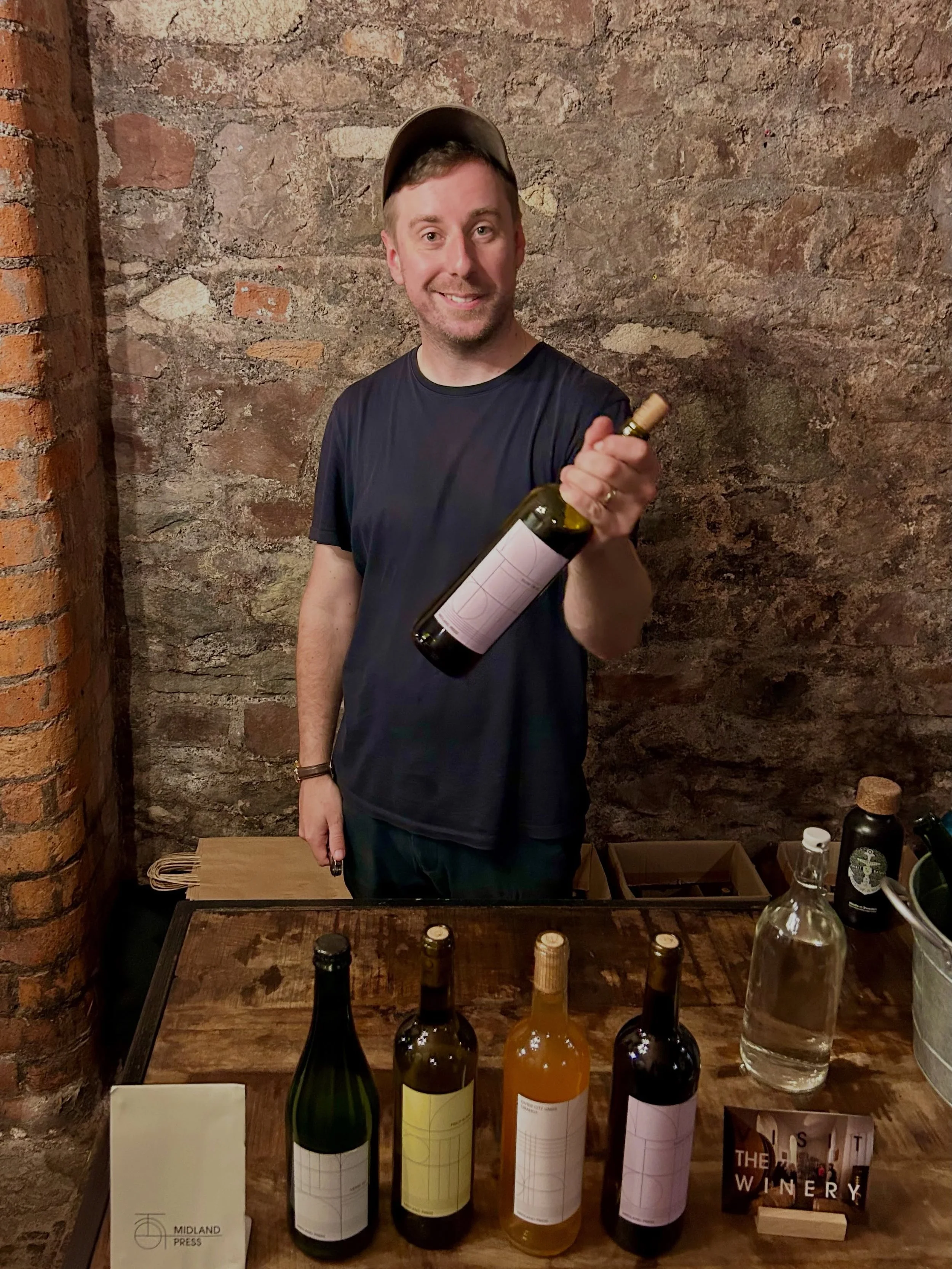 This legend is our friend Rich from urban winery  @midlandpress, who made the trip down from Birmingham last week to pour his brilliant, raved-about wines at our Summer Wine Fair last week. And today they&rsquo;re throwing open the doors of their urb