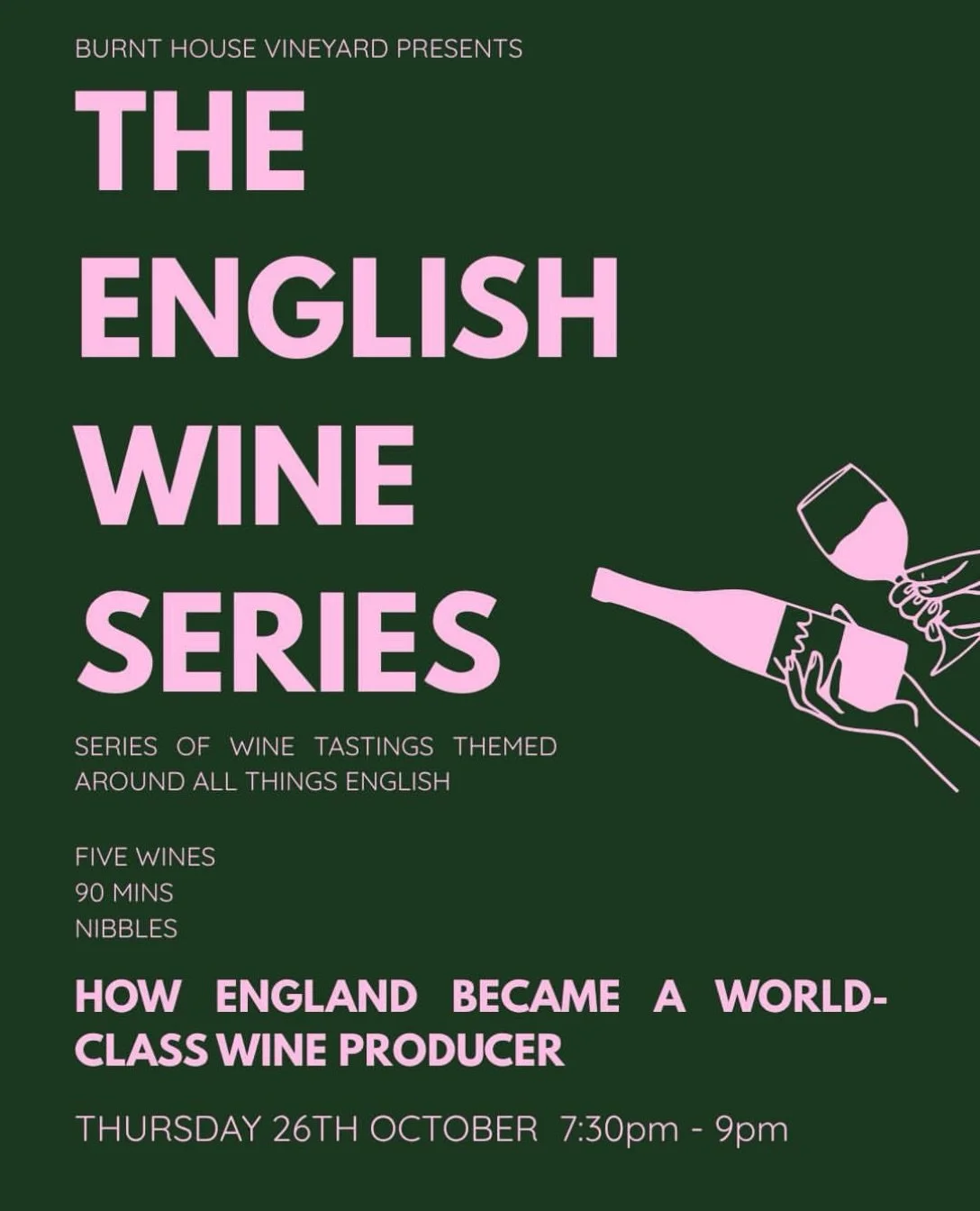 This series sounds superb - from our good friends at Suffolk&rsquo;s @burnthousevineyard 🙌🥂🍇

&lsquo;THE ENGLISH WINE SERIES HAS LANDED

We&rsquo;re kicking off a new series of evenings at Burnt House Vineyard, celebrating all things English wine.