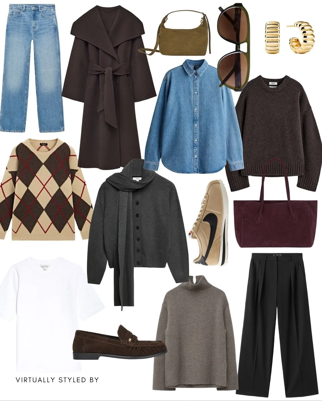 A/W capsule wardrobe🍂🌟
*shop via link in bio &amp; October links highlight