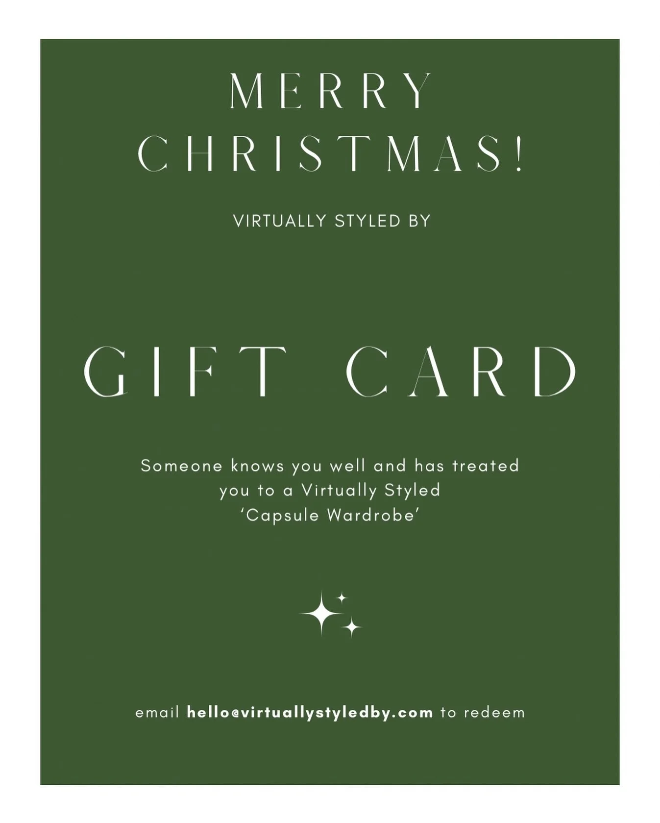 Looking for the perfect gift this Christmas? Look no further than our Virtually Styled By gift cards!✨💫

Gift any one of our styling packages, prices starting from &pound;200🎄

Purchase via our website (linked in bio) on the &lsquo;SHOP&rsquo; tab 