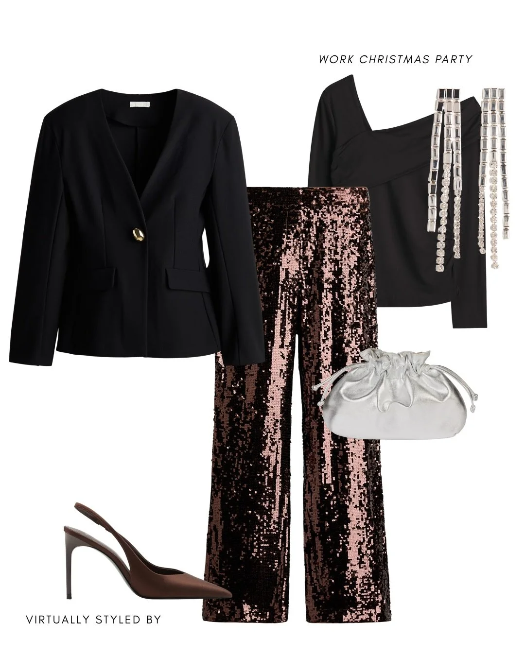 What to wear for the upcoming festivities! We have covered for your Work Christmas Party, Christmas Eve, Christmas Day, Boxing Day and New Year&rsquo;s Eve ✨⭐️🥳➡️

*shop via link in bio &amp; December links highlight