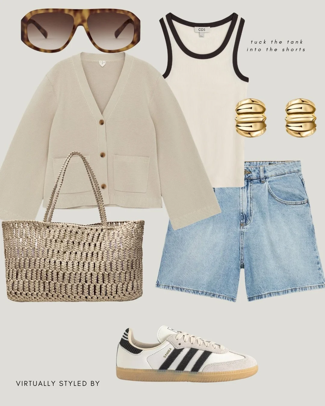 Ways to wear high waisted denim shorts for summer ✨➡️

*shop via link in bio &amp; June links highlight