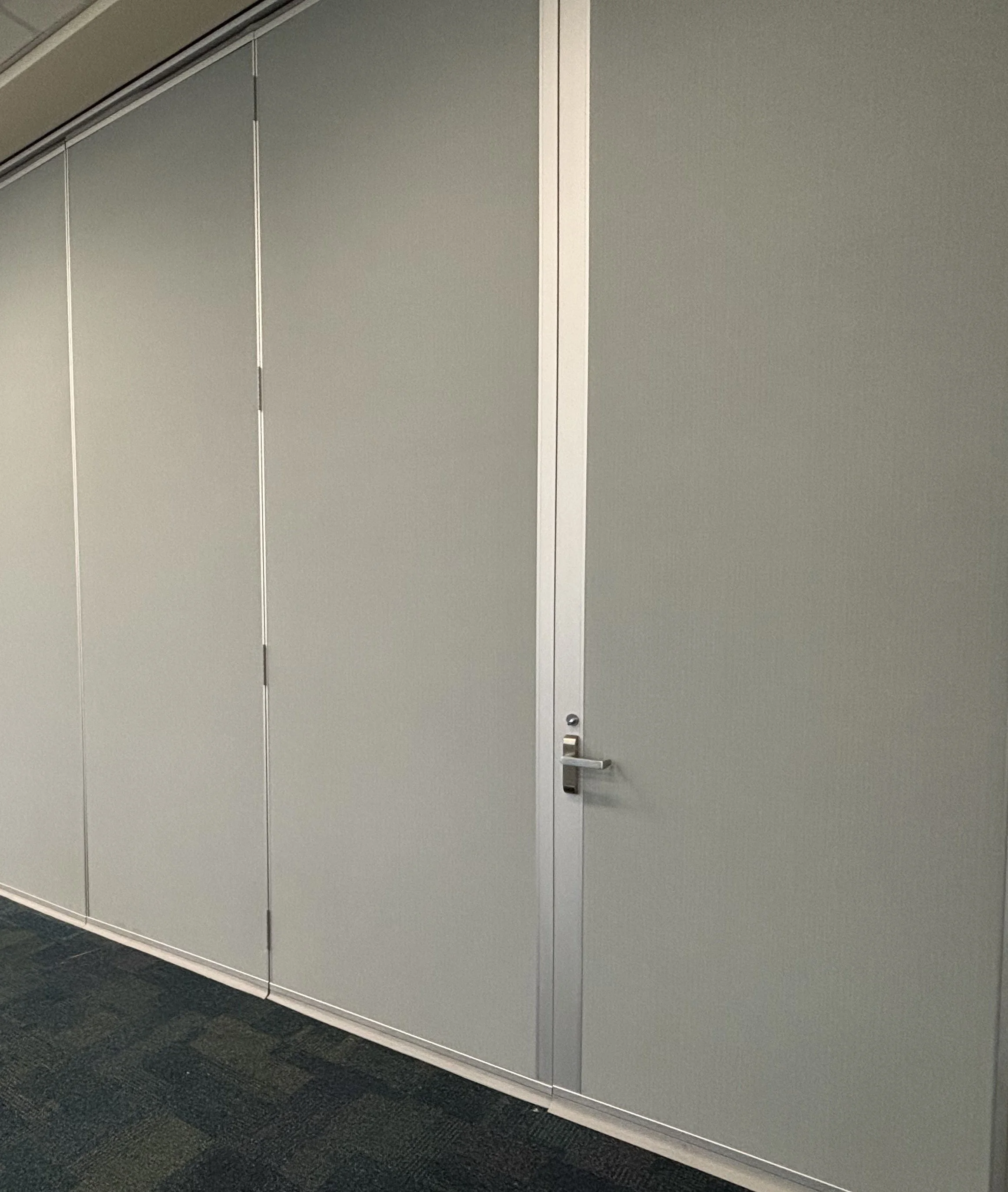 Operable partition system installation