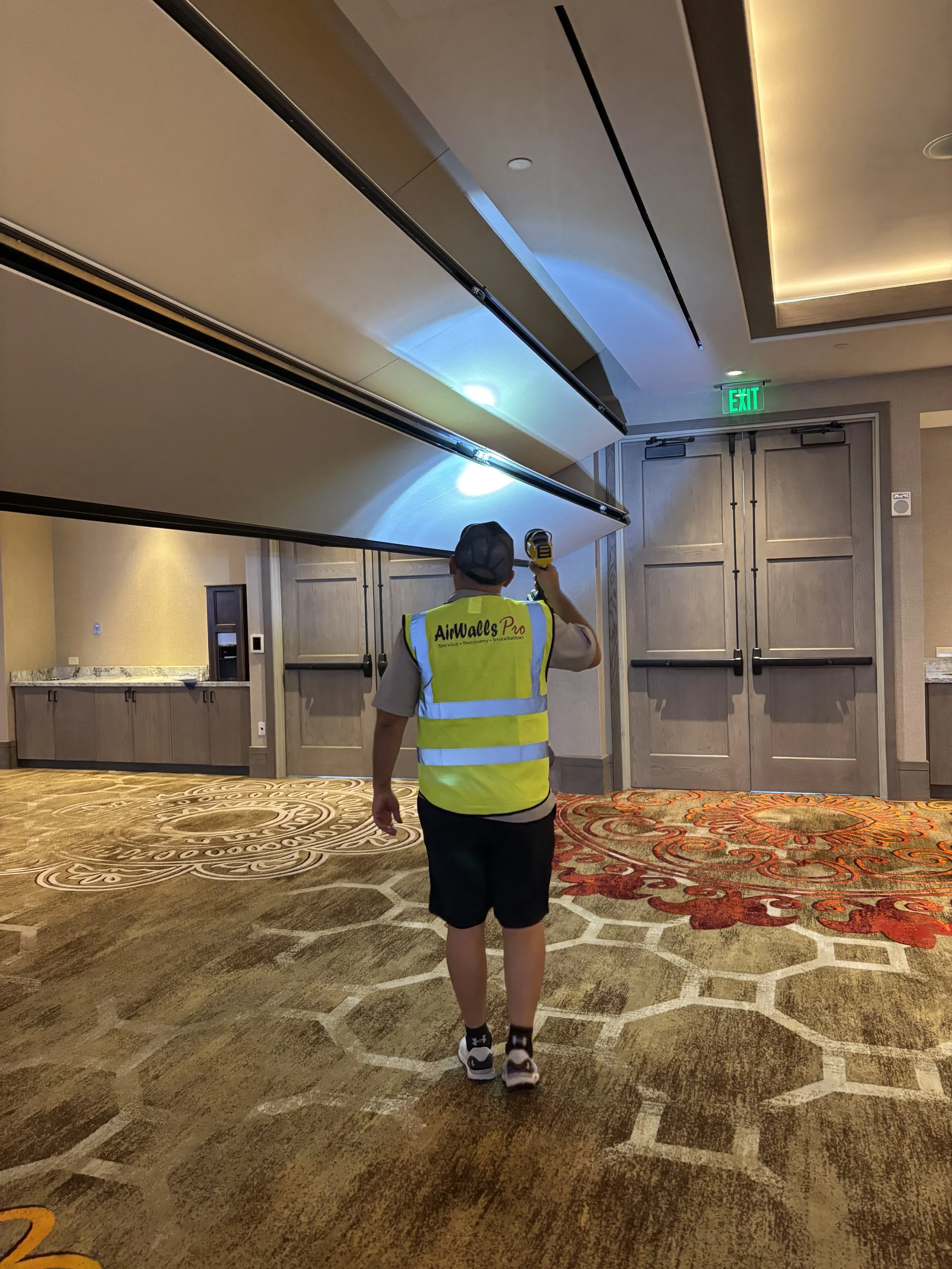 Airwall track repair system