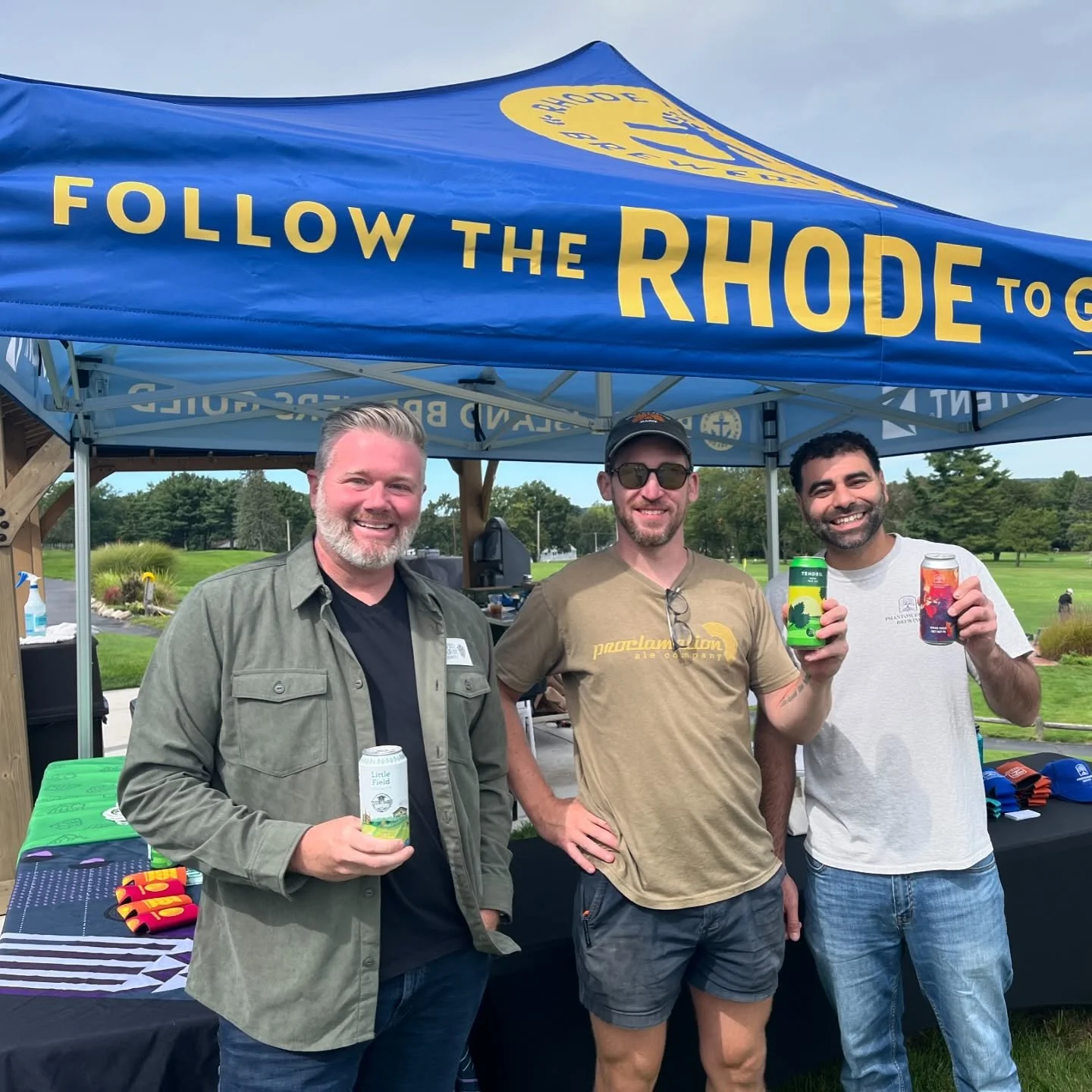 We followed the Rhode to great beer right to Rhode Island Manufacturers Association’s (RIMA) Annual Business Leadership Golf Tournament at Kirkbrae Country Club. Featuring three of our very own RI breweries - Proclamation Ale Company, Phantom F