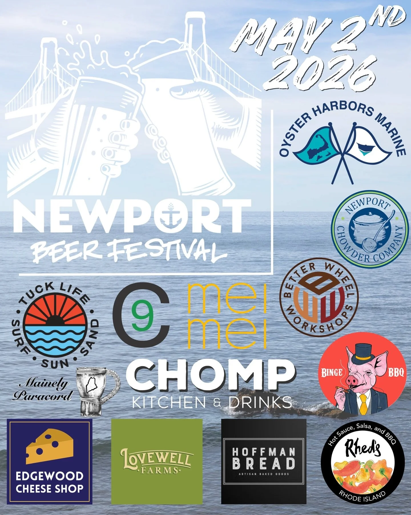 Newport Beer Festival may have a lot to do with beer BUT  our incredible vendors make it all worthwhile! We are honored to have @oysterharborsmarine has our title sponsor this year and they are bringing the magic 🪄 With the purchase of your tickets 