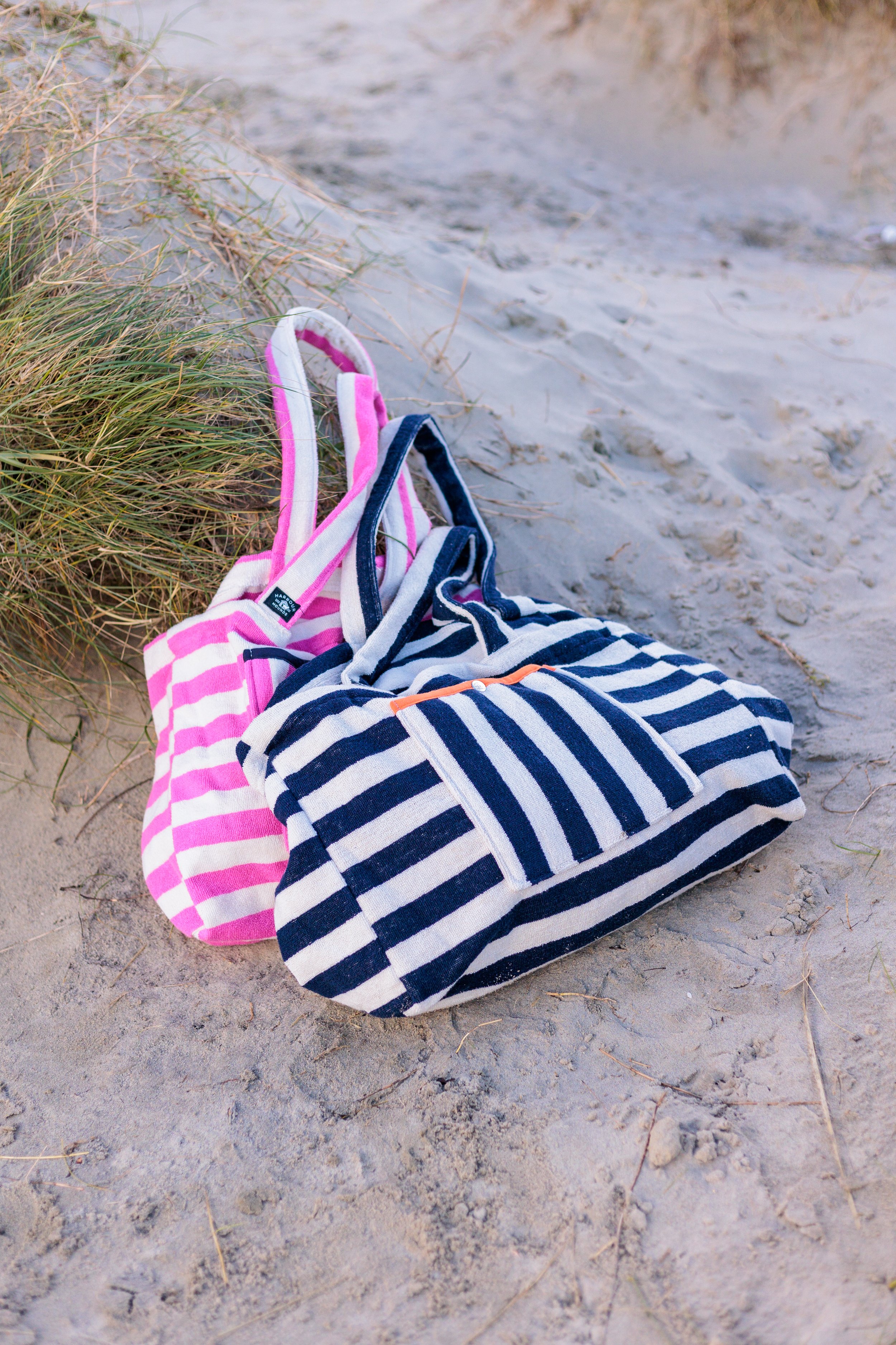 Striped Beach Bags and Beach Tote Bags  