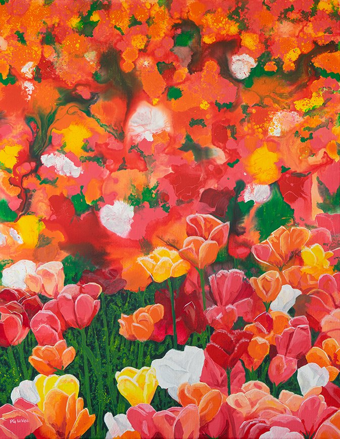 Tulip Field  22x28