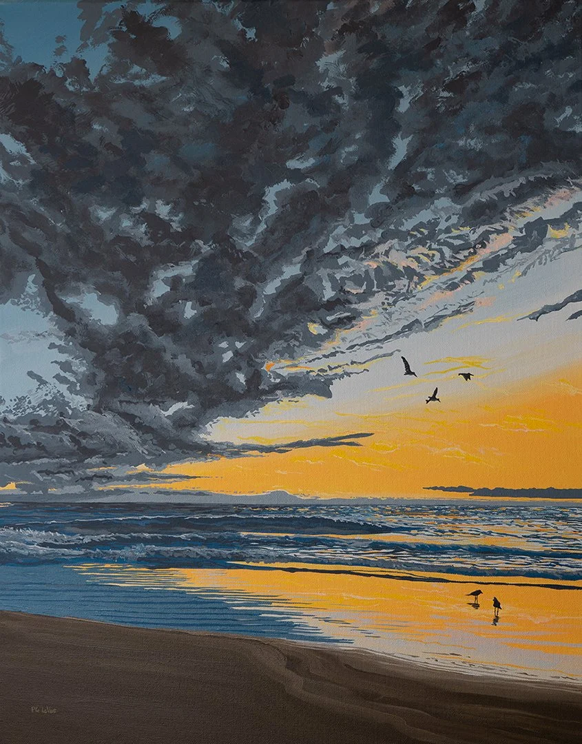 North Beach Dawn 22 x 28