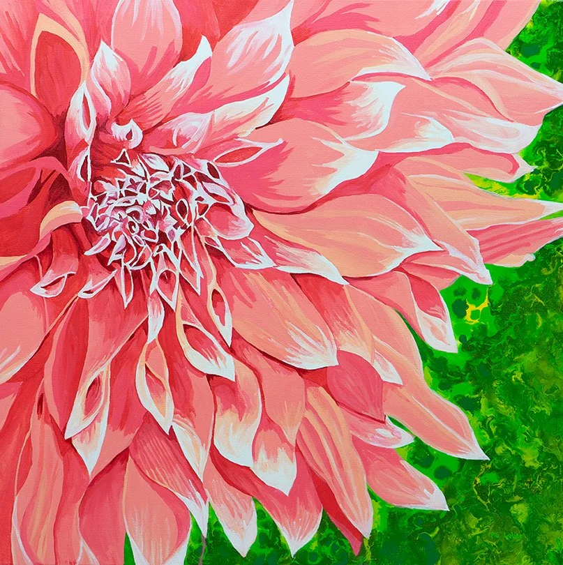 Pink Peonies 24 x 24