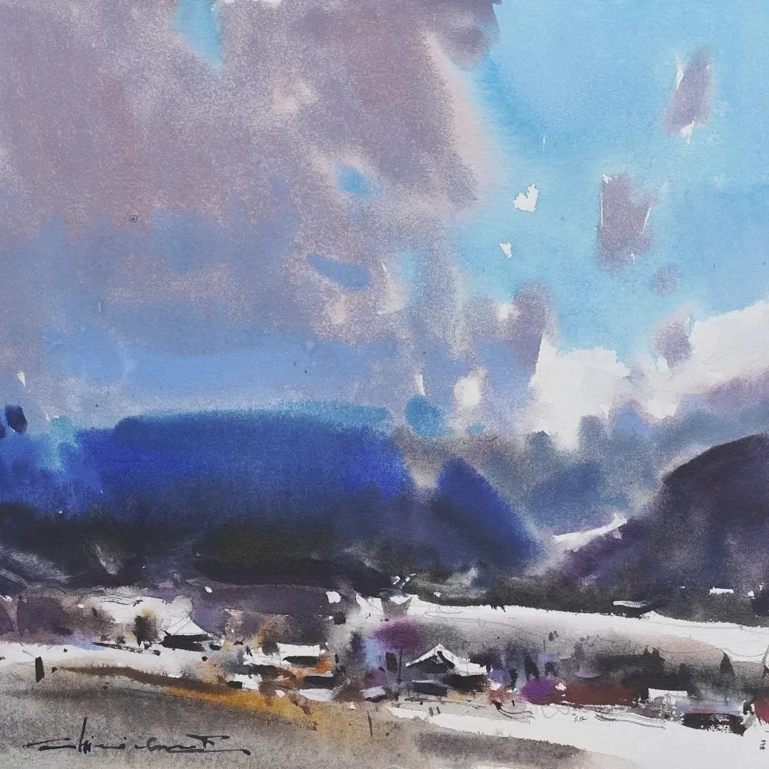 Winter in Carpathians I 30X30cm