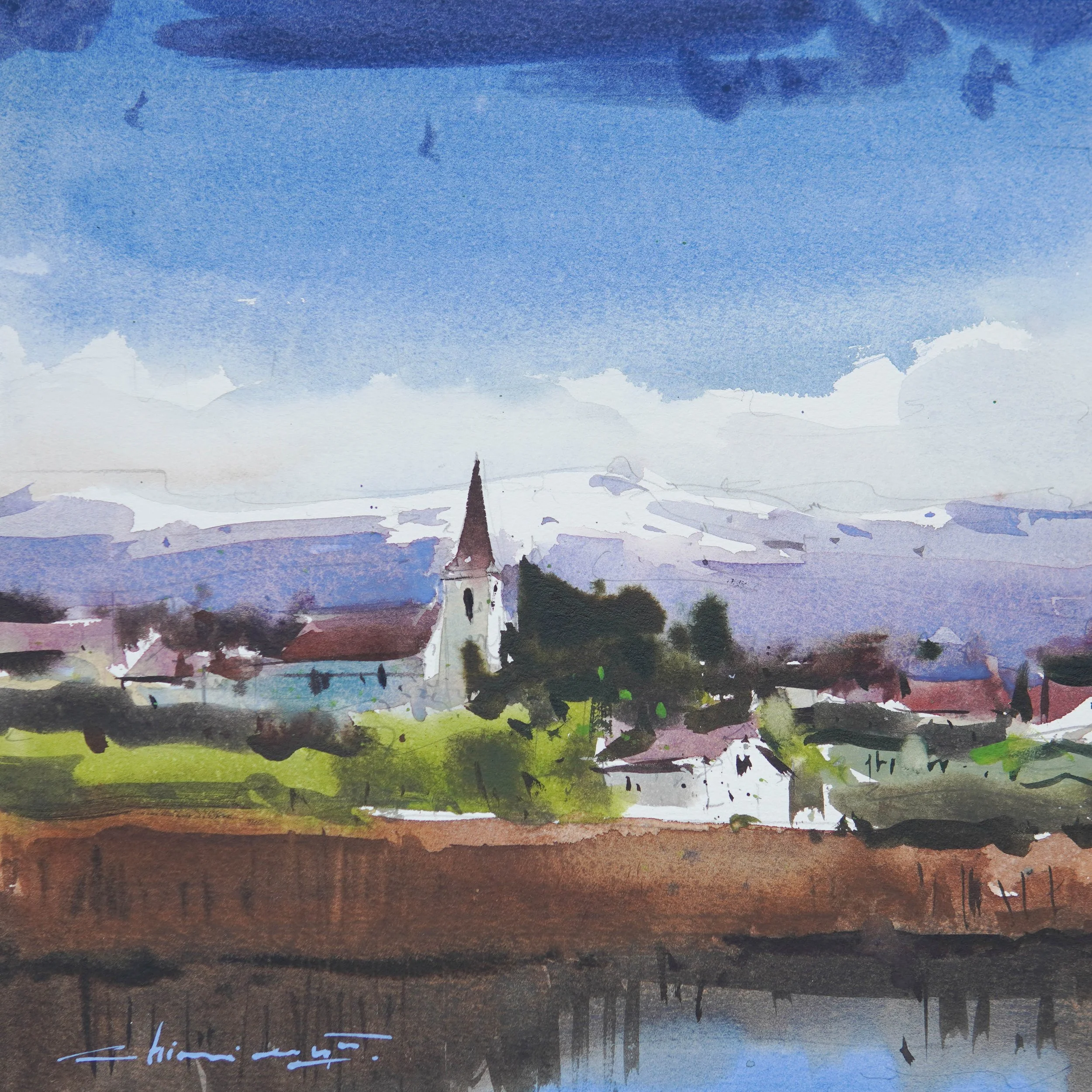 Avrig, Romania  I  30X30cm